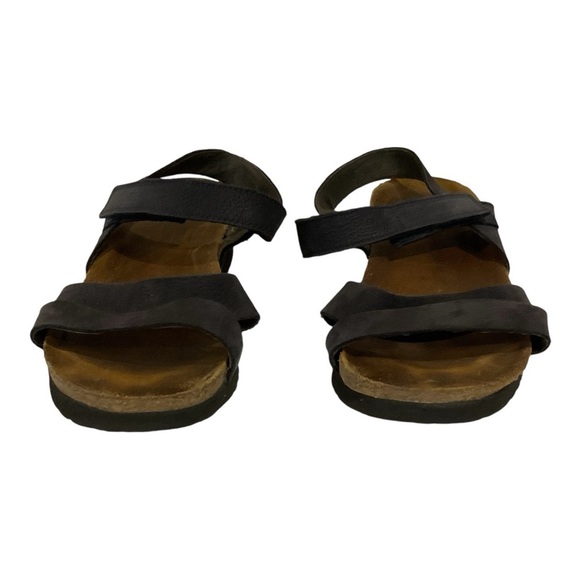 Naot Kayla Leather Sandal Navy Cork Anatomic Suede Women’s Size 40 (EU) 9.5 (US) - Picture 2 of 9